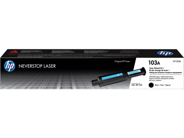 HP 103A BLACK ORIGINAL NEVERSTOP LASER TONER RELOAD KIT