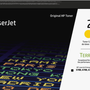 HP 213A YELLOW ORIGINAL LASERJET TONER CARTRIDGE