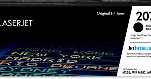 HP 207X BLACK LASERJET TONER CARTRIDGE