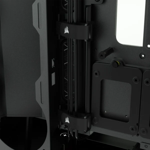 5000X RGB Black Tempered Glass Mid-Tower; 2x 3.5'' |  4x 2.5'' Drive Bays; Up to 360mm Radiator compatible; 3x 120mm fan incl - Image 13