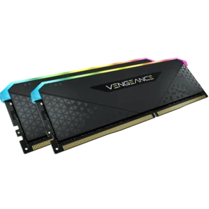 Corsair VENGEANCE RGB RS 64GB (2 x 32GB) DDR4 DRAM 3600MHz C16 Memory Kit; 18-22-22-42; 1.2V; Black