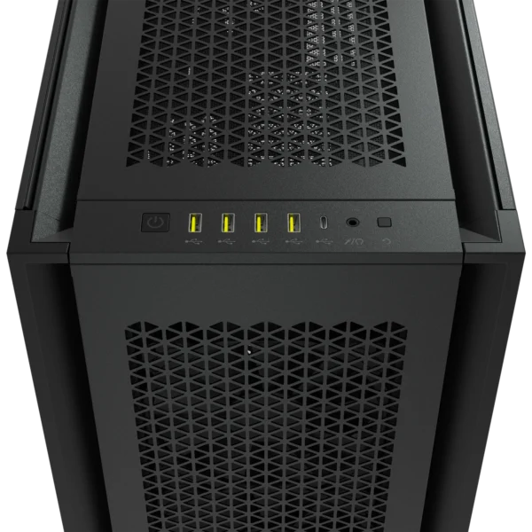 7000D Airflow Black Tempered Glass Mid-Tower; 6x 3.5'' |  4x 2.5'' Drive Bays ; 480mm Radiator Compatible; 3x140mm fan incl - Image 11