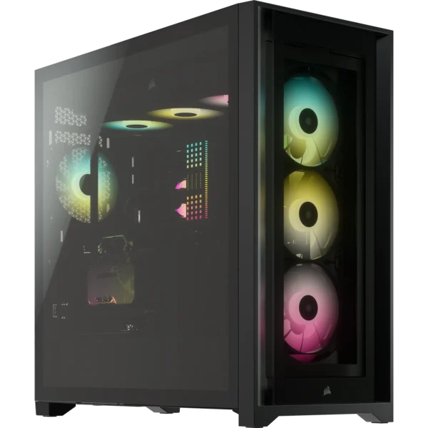 5000X RGB Black Tempered Glass Mid-Tower; 2x 3.5'' |  4x 2.5'' Drive Bays; Up to 360mm Radiator compatible; 3x 120mm fan incl - Image 31