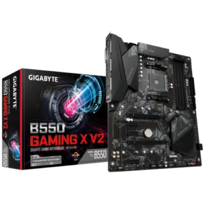 GIGABYTE Motherboard AMD B550 Gaming X Chipset for 3rd/4th/5th Generation AMD Ryzenâ„¢ AM4 ; 4x Dual DDR4; 2x M2; DVI-D; HDMI.