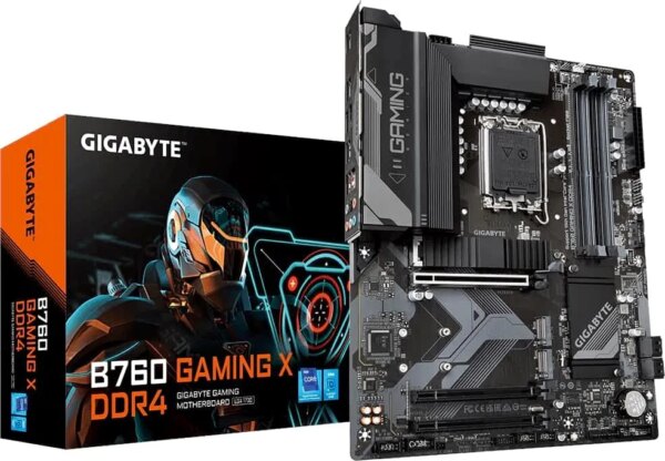 GIGABYTE Motherboard IntelÂ® B760 Chipset for LGA 1700; 4x DDR4; 3x M2; HDMI/DP; ATX.