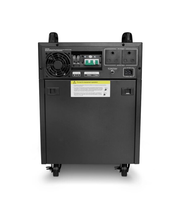 RCT MEGAPOWER 2KVA/2000W UPS INVERTER TROLLEY WITH 2 X 100AH BATTERIES  (Warranty Electronics- 1 year; Batteries 6 Month)