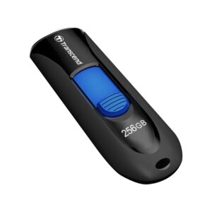 TRANSCEND 16GB JF790 USB3.1 GEN 1 CAPLESS FLASH DRIVE - BLACK AND BLUE
