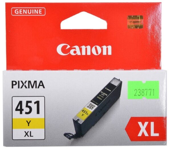 CANON INK CARTRIDGE CLI-451 XL Y YELLOW