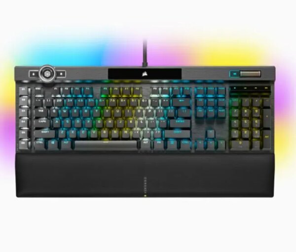 Corsair K100 RGB Optical-Mechanical Wired CORSAIR OPX Switch Keyboard with RGB Backlighting â€“ Black. - Image 17