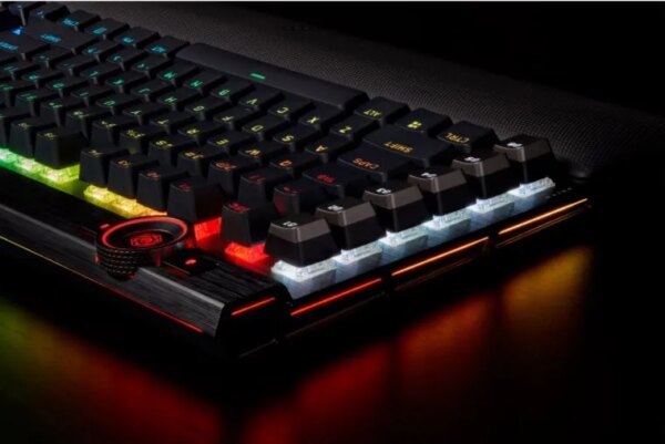 Corsair K100 RGB Optical-Mechanical Wired CORSAIR OPX Switch Keyboard with RGB Backlighting â€“ Black. - Image 51