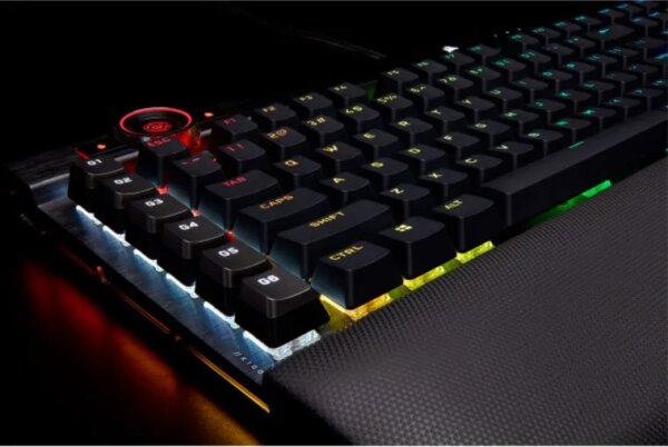 Corsair K100 RGB Optical-Mechanical Wired CORSAIR OPX Switch Keyboard with RGB Backlighting â€“ Black. - Image 13
