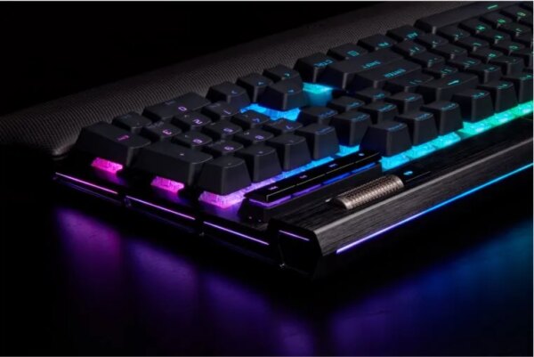 Corsair K100 RGB Optical-Mechanical Wired CORSAIR OPX Switch Keyboard with RGB Backlighting â€“ Black. - Image 4