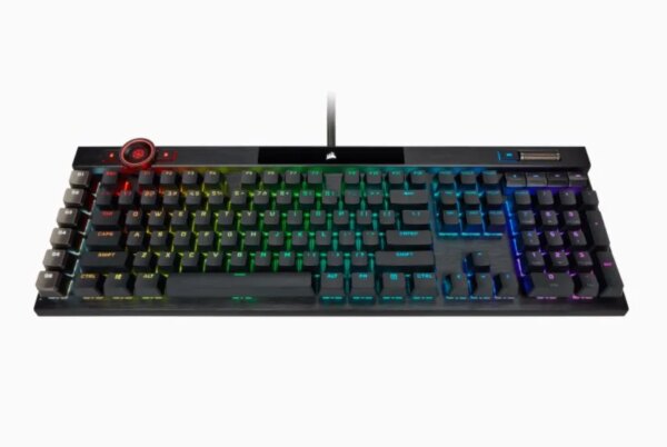 Corsair K100 RGB Optical-Mechanical Wired CORSAIR OPX Switch Keyboard with RGB Backlighting â€“ Black. - Image 9