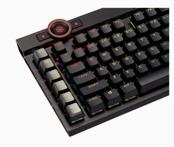 Corsair K100 RGB Optical-Mechanical Wired CORSAIR OPX Switch Keyboard with RGB Backlighting â€“ Black. - Image 12