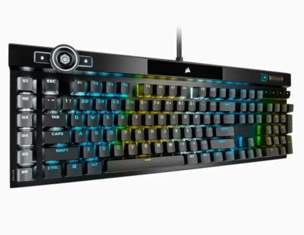 Corsair K100 RGB Optical-Mechanical Wired CORSAIR OPX Switch Keyboard with RGB Backlighting â€“ Black. - Image 16