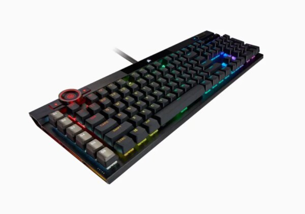 Corsair K100 RGB Optical-Mechanical Wired CORSAIR OPX Switch Keyboard with RGB Backlighting â€“ Black. - Image 44