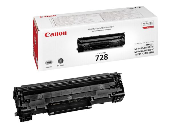 CANON-TONER-CRG 728 BK-L150 / L170 / F410 / MF4410 / MF4430 / MF4450 / MF4550D / MF4550DN / MF4570DN / MF4580DN /MF4370 / MF