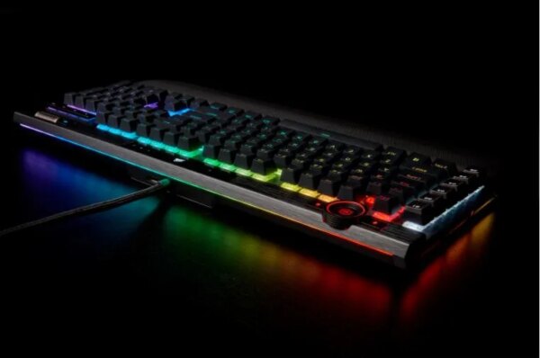 Corsair K100 RGB Mechanical Wired CHERRY MX SPEED Switch Keyboard with RGB Backlighting â€“ Black. - Image 35