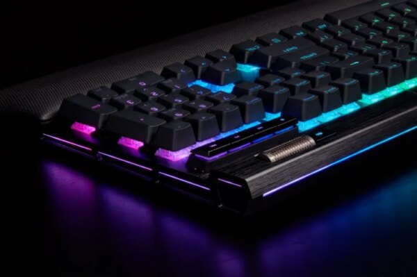 Corsair K100 RGB Mechanical Wired CHERRY MX SPEED Switch Keyboard with RGB Backlighting â€“ Black. - Image 38