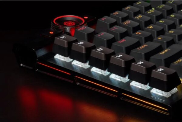 Corsair K100 RGB Mechanical Wired CHERRY MX SPEED Switch Keyboard with RGB Backlighting â€“ Black. - Image 47
