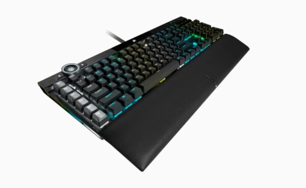 Corsair K100 RGB Mechanical Wired CHERRY MX SPEED Switch Keyboard with RGB Backlighting â€“ Black. - Image 8