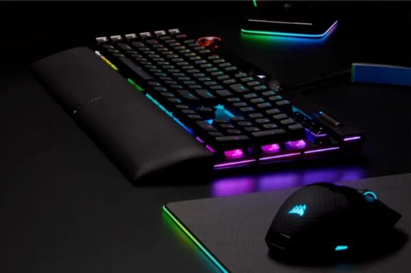 Corsair K100 RGB Mechanical Wired CHERRY MX SPEED Switch Keyboard with RGB Backlighting â€“ Black. - Image 48