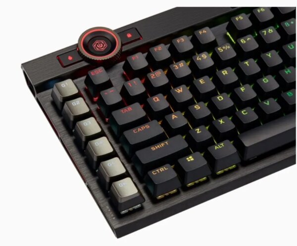 Corsair K100 RGB Mechanical Wired CHERRY MX SPEED Switch Keyboard with RGB Backlighting â€“ Black. - Image 36