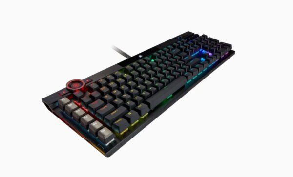 Corsair K100 RGB Mechanical Wired CHERRY MX SPEED Switch Keyboard with RGB Backlighting â€“ Black. - Image 4