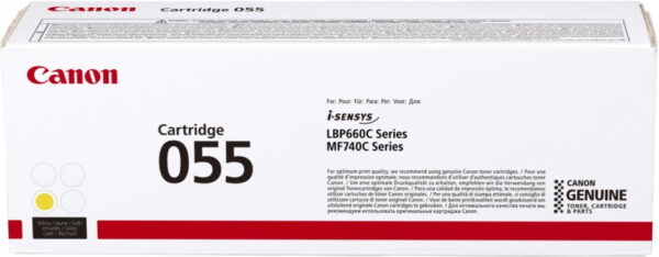 CANON 055 TONER CARTRIDGE (YELLOW)