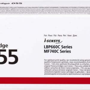 Canon CRG 055Y Yellow Toner Cartridge - High Yield Compatible for Canon Printers