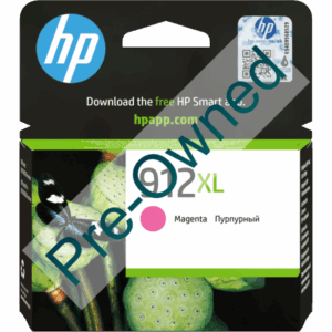 HP 912XL High Yield Magenta Original Ink Cartridge - Compatible with HP Printers for Vibrant Color Printing