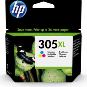 HP 305XL HIGH YIELD TRI-COLOUR ORIGINAL INK CARTRIDGE