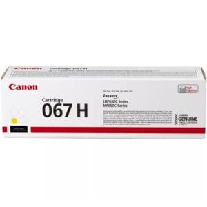 Canon Toner CRG 067H for MF65X Series - High Yield 2350 Pages - Yellow