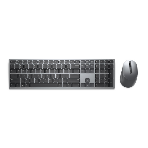 Dell Premier Multi-Device Wireless Keyboard and Mouse KM7321W - US International QWERTY - Seamless Connectivity and Ergonomic Design