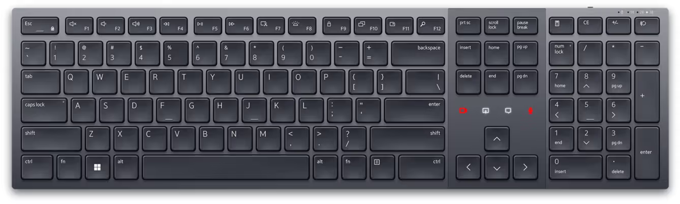 Dell Premier Collaboration Keyboard KB900 US International QWERTY - Enhanced Productivity and Seamless Connectivity