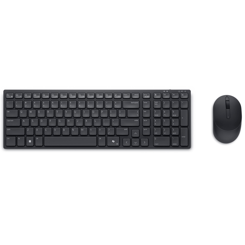 DELL Pro Compact Silent Keyboard and Mouse Combo - Wireless Ergonomic Design