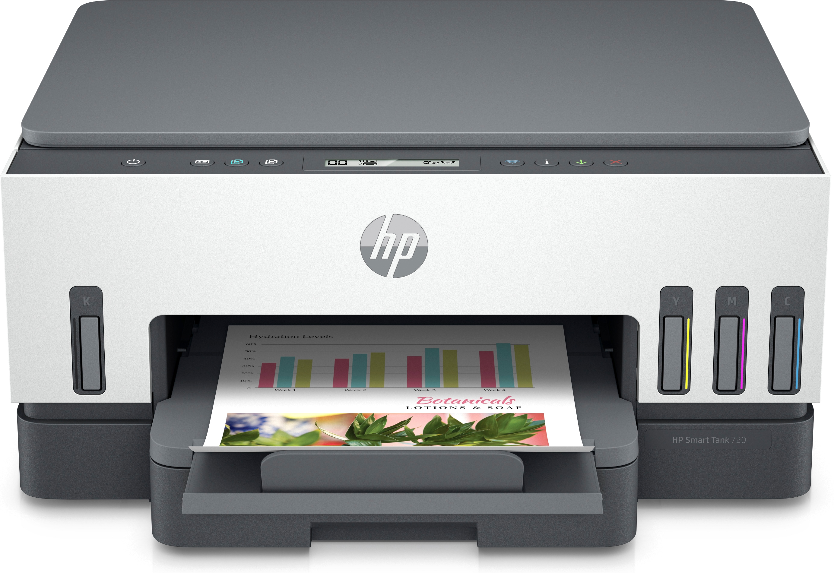 HP Smart Tank 720 All-In-One Printer - Wireless Inkjet Printer with High-Volume Ink Tanks