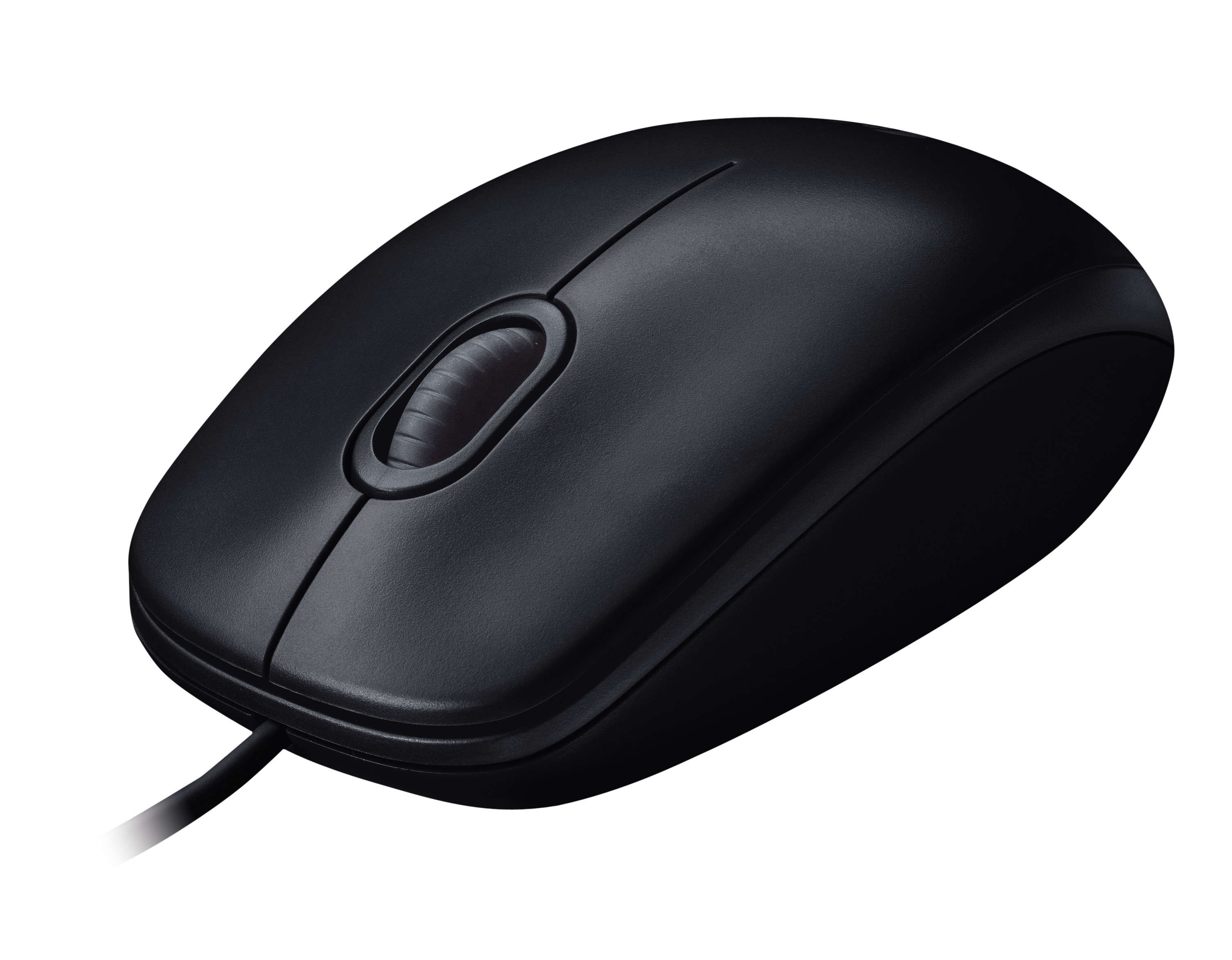 Logitech M90 Grey Corded USB Mouse - Reliable Wired Computer Accessory for Home and Office