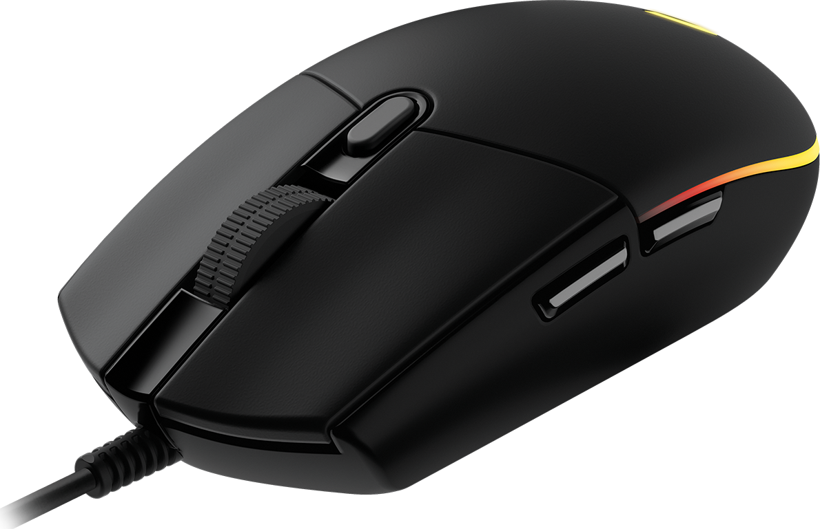 Logitech G102 Lightsync USB Gaming Mouse - Black - High Precision Optical Sensor