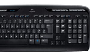 Logitech MK330 Wireless Keyboard and Mouse Combo - Sleek Black Design