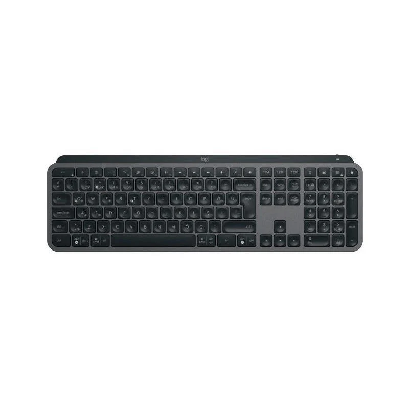 Logitech MX Keys S Wireless Illuminated Keyboard - Graphite - Advanced Comfort and Precision for Productivity