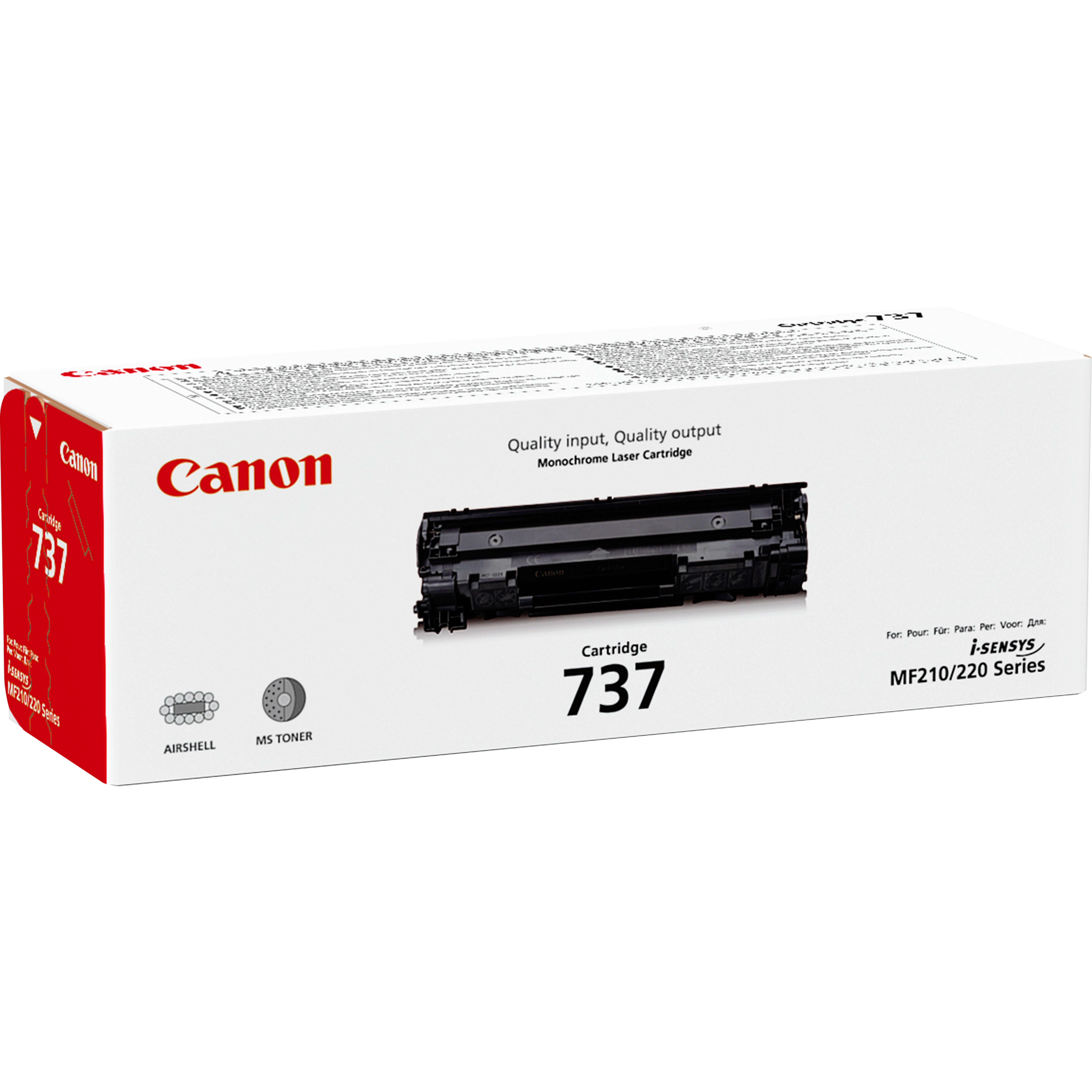 Canon CRG 737 Black Toner Cartridge for MF211