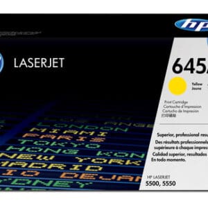 HP 645A Yellow Print Cartridge for Color LaserJet 5500 Series - High Yield