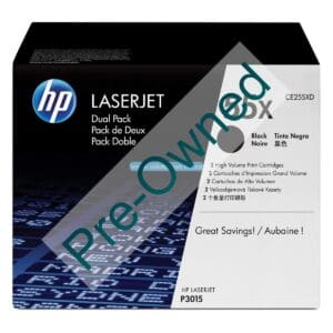 HP 55X Black Toner Cartridge - High Yield Compatible for LaserJet Printers