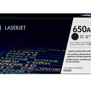 HP 650A Black Toner Cartridge - High Yield