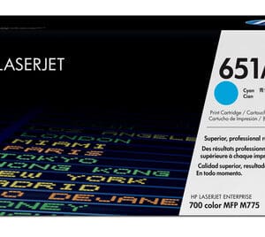 HP 651A Cyan Toner Cartridge - High Yield