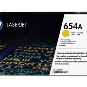 HP 654A Yellow Toner Cartridge - High Yield