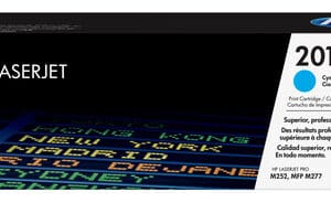 HP 201A Cyan LaserJet MFP M277/M252 Toner Cartridge - High-Quality Print Performance for Laser Printers