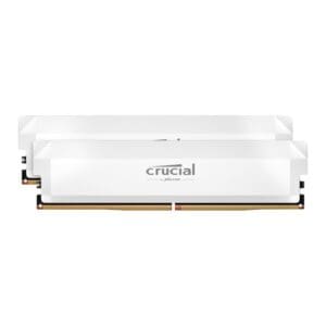 Crucial Pro DDR5 6000MHz 32GB Overclocking Memory Kit – White
