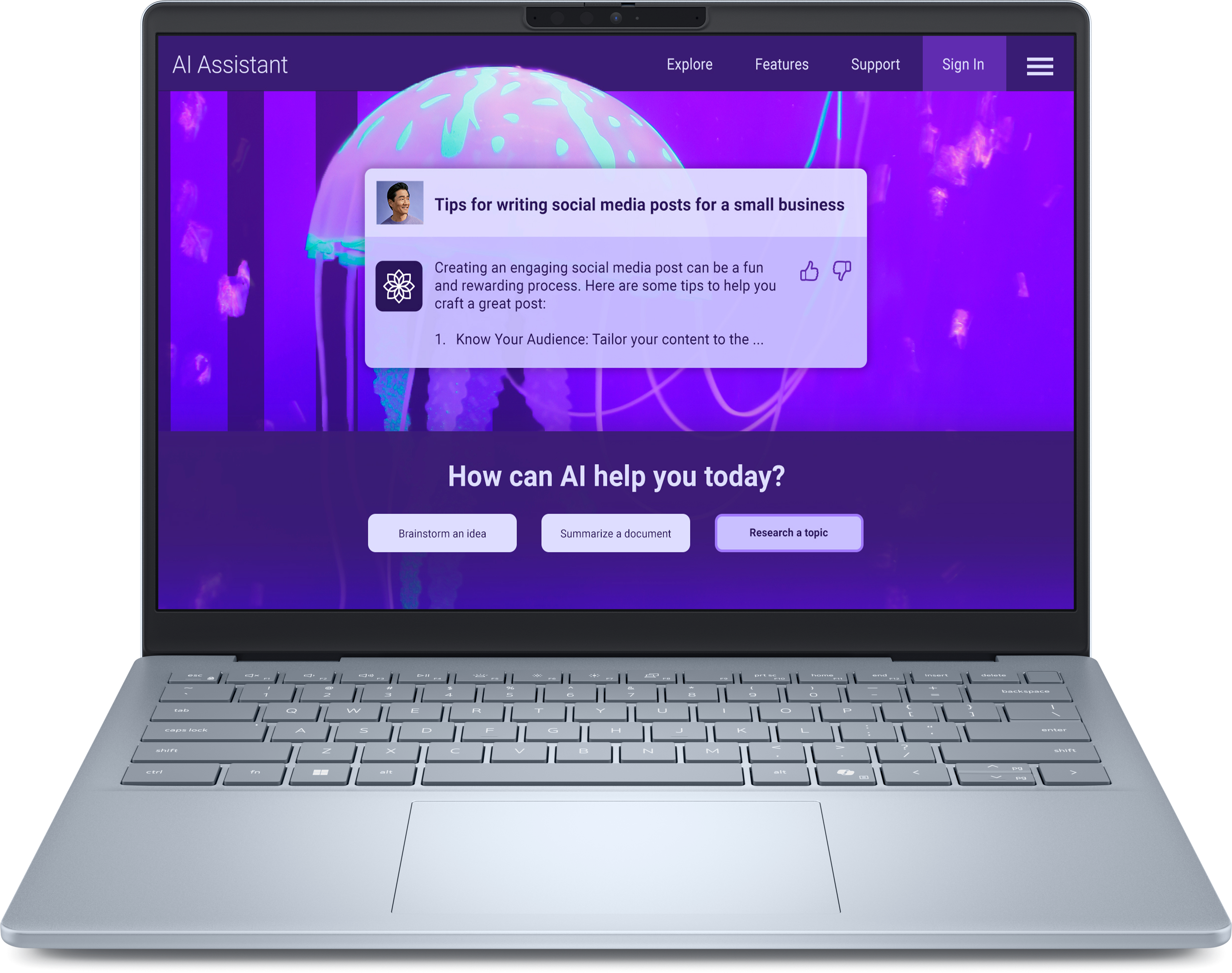 DELL 14 PLUS DB14250 14-Inch WQXGA High-Performance Notebook - Sleek Design